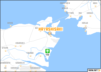 map of Hayashisaki