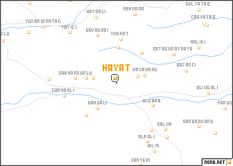 map of Hǝyat