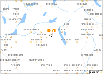 map of Haya