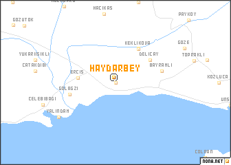 map of Haydarbey