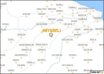 map of Haydarlı