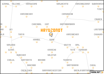 map of Haydzonot