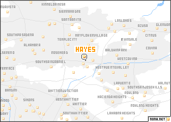 map of Hayes