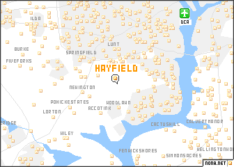 map of Hayfield