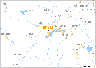 map of Haylī