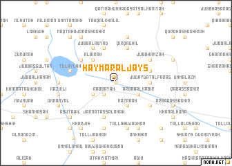 map of Ḩaymar al Jays