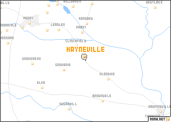 map of Hayneville