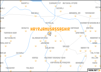 map of Ḩayr Jāmūs aş Şaghīr