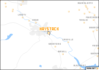 map of Haystack