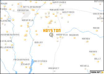 map of Hayston