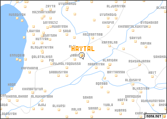 map of Ḩaytal