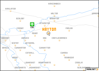 map of Hayton