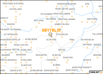 map of Ḩayyālīn