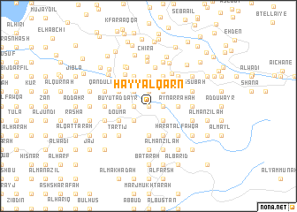 map of Ḩayy al Qarn