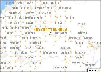 map of Ḩayy Bayt al Ḩājj