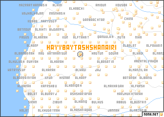 map of Ḩayy Bayt ash Shanā‘irī