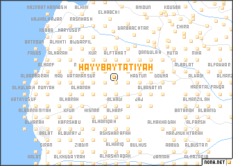 map of Ḩayy Bayt ‘Aţīyah