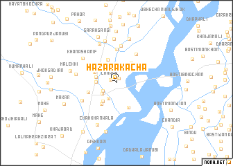 map of Hazāra Kacha