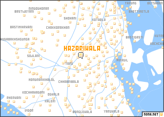 map of Hazārīwāla