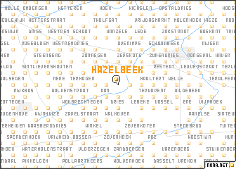 map of Hazelbeek