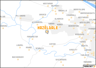 map of Hazeldale