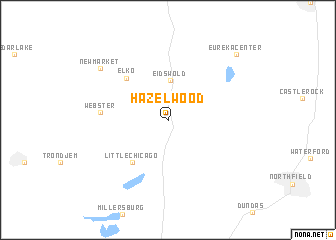 map of Hazelwood