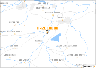 map of Hazelwood