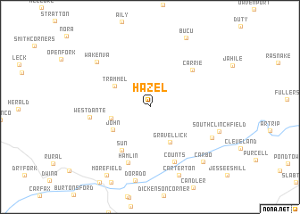 map of Hazel