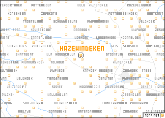 map of Hazewindeken