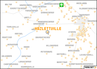 map of Hazlettville