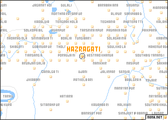 map of Hāzrāgāti