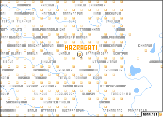 map of Hāzrāgāti