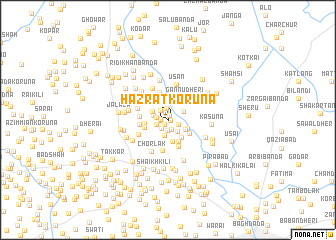 map of Hazrat Korūna