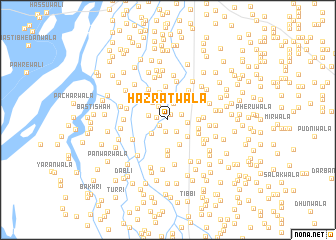 map of Hazratwāla