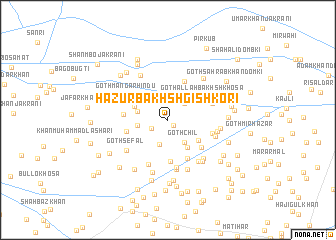 map of Hazūr Bakhsh Gishkori