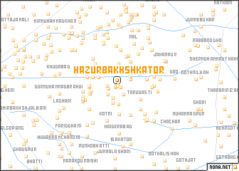 map of Hazūr Bakhsh Kator