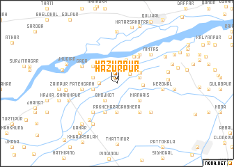 map of Hazūrpur