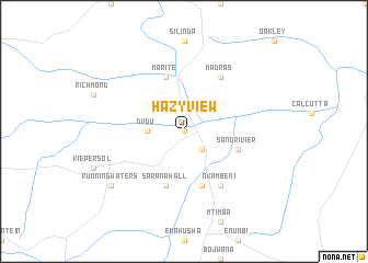 map of Hazyview