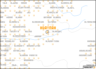 map of Hdaynah