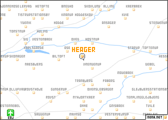 map of Heager