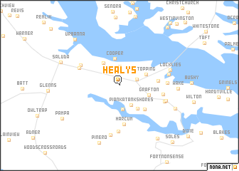 map of Healys