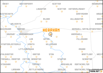 map of Heapham