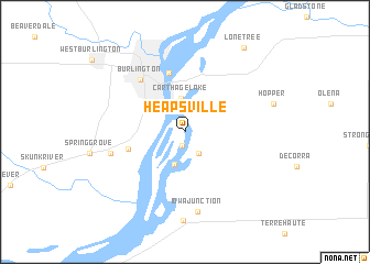 map of Heapsville