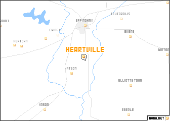 map of Heartville