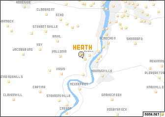 map of Heath