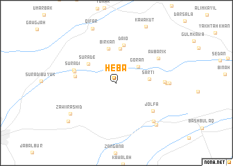map of Heba