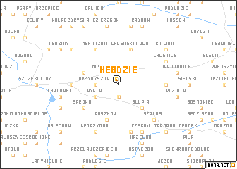 map of Hebdzie