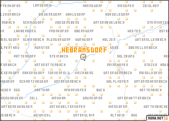 map of Hebramsdorf