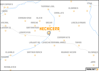 map of Hechicera