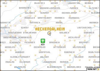 map of Heckendalheim